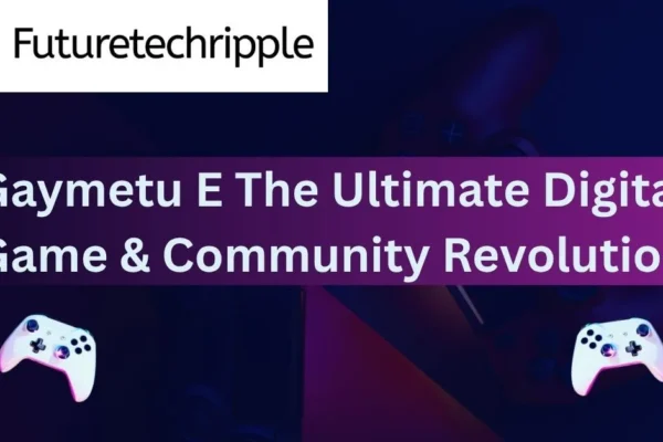 Gaymetu E digital game and community revolution blog header showing purple and white modern gaming design