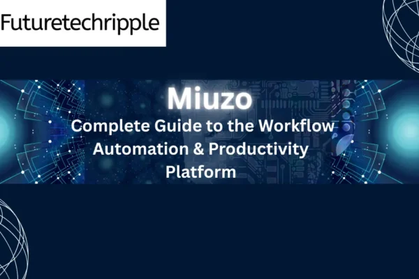 Miuzo workflow automation and productivity platform dashboard concept for modern business teams